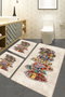 Mijölnir Juego de alfombrillas de baño Rovny Multicolor de 3 piezas